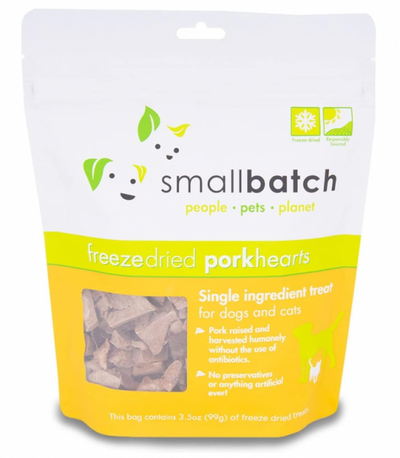 Small Batch FD Hearts Pork 3.5 oz.
