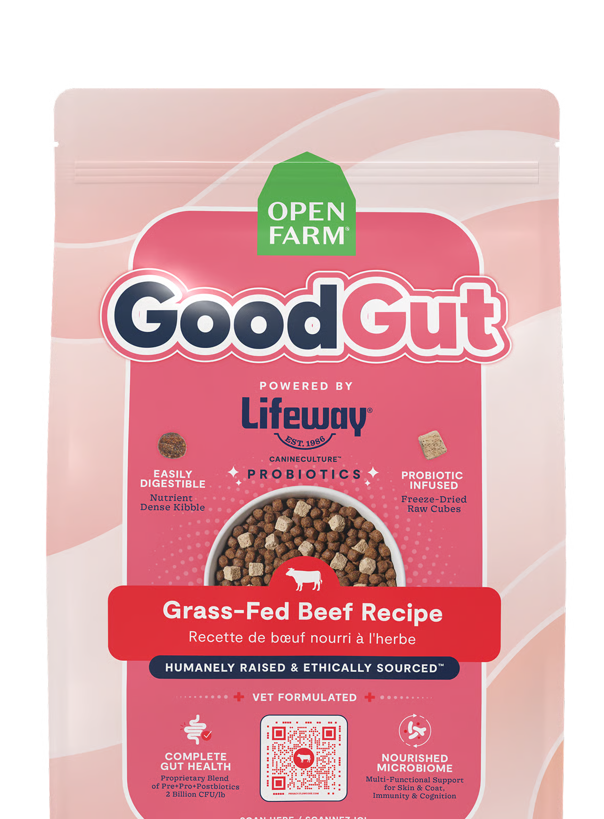 Open Farm Dog Dry GoodGut Grass Fed Beef 3.5 lb.