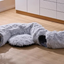 PetPals Fluffy 2-in-1 Cat Tunnel with Cat Bed 2