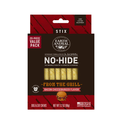 EA No Hide Bacon Cheeseburger Chews Stix Value Pack 20 ct.