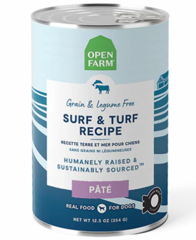 Open Farm Dog Canned Surf and Turf Pate 12.5 oz