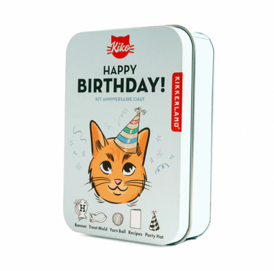 Kikkerland Cat Birthday Kit
