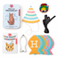 Kikkerland Cat Birthday Kit Contents