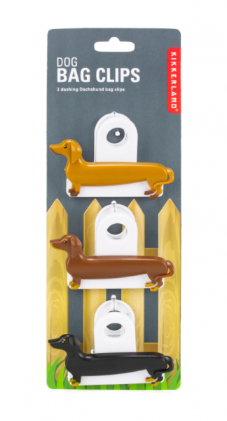 Kikkerland Dog Bag Clips 2