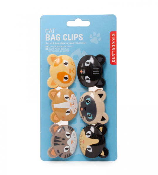 Kikkerland Cat Bag Clips 2