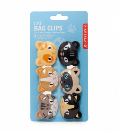 Kikkerland Cat Bag Clips 2