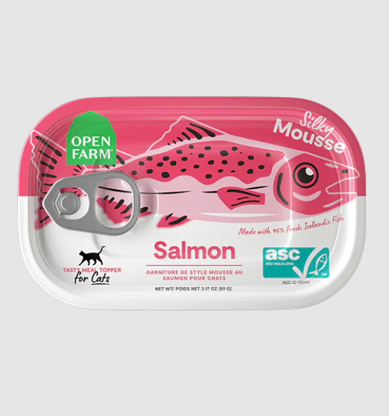 Open Farm Cat Topper Salmon Can 3.17 oz