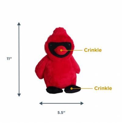 Tall Tails Toy Plush Cardinal 11" Features