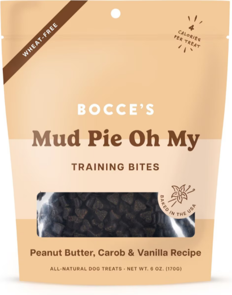 Bocce's* Bakery Everyday Training Bites Mud Pie Oh My 6 oz Bag