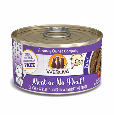 Weruva Cat Classic Can GF Pate Chicken & Beef - Meal Or No Deal