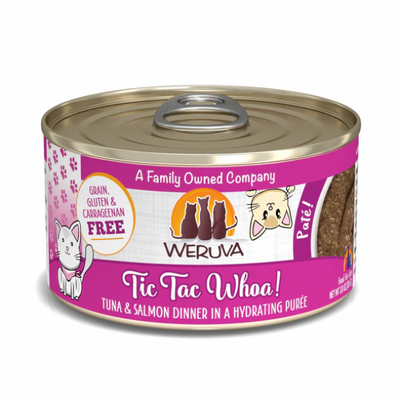 Weruva Cat Classic Can GF Pate Tuna & Salmon - Tic Tac Whoa