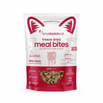 Small Batch Cat Food FD Mealbites Beef 