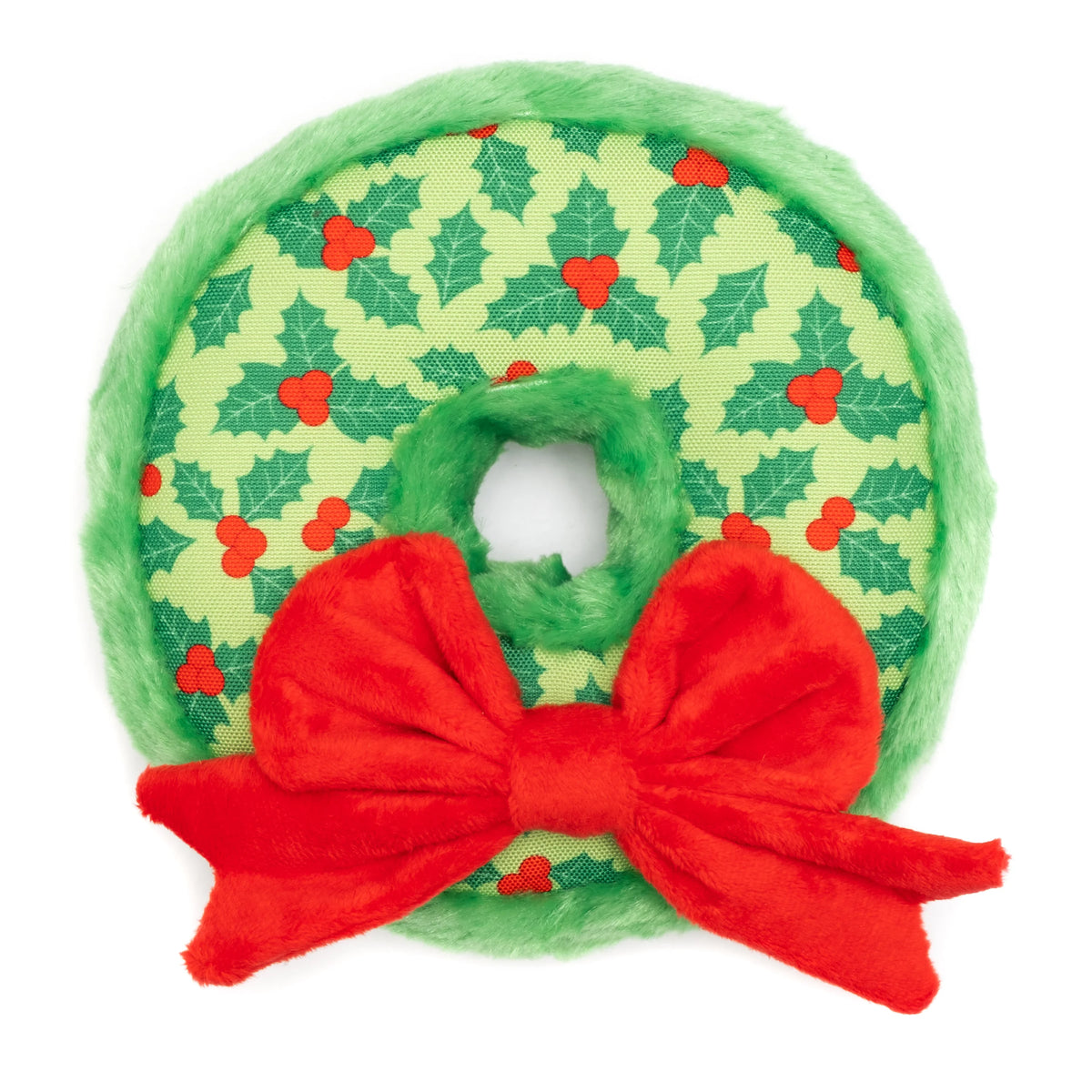 The Worthy Dog Holiday Dog Toy Wreath