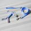 Cheerhunting Loofie Colorful Pet Harness & Leash Set Blue