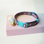 Cheerhunting Mokka Adjustable Cat Collar with Bell Navy