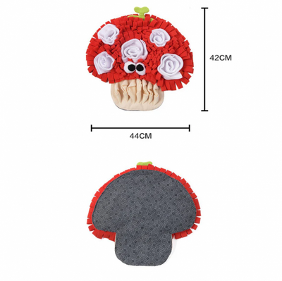 Cheerhunting Snuffy Veggie Snuffle Mat Mushroom Features