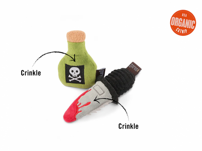 P.L.A.Y. Halloween Cat Toy Deadly Duo Features