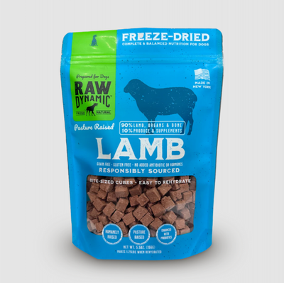 Raw Dynamic FD Dog Food Lamb