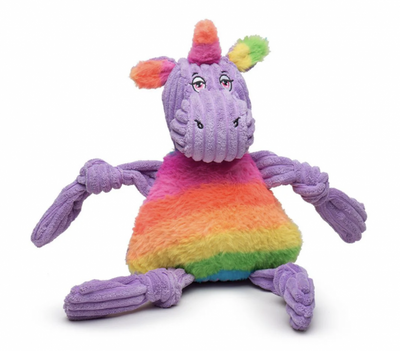 HH Dog Toy Knotties Rainbow Unicorn Large