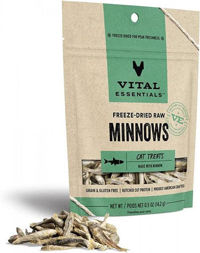 Vital Essentials Cat Treat Minnows .5 oz.