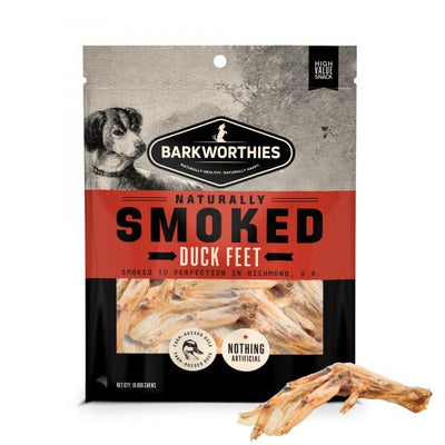 Barkworthies* Smoked Duck Feet 10 pk