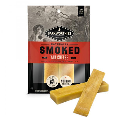 Barkworthies* Smoked Yak Cheese Large 5.5"