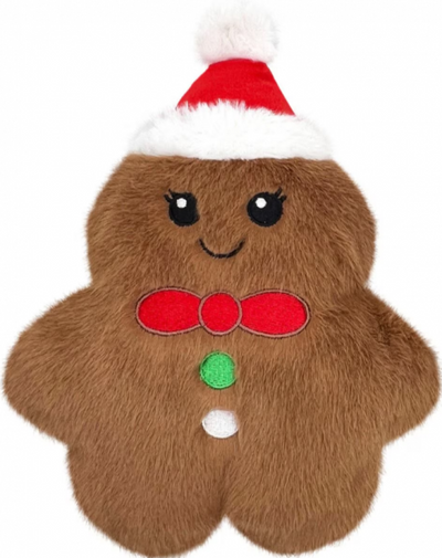 Kong Holiday Dog Toy Snuzzles Gingerbread XS