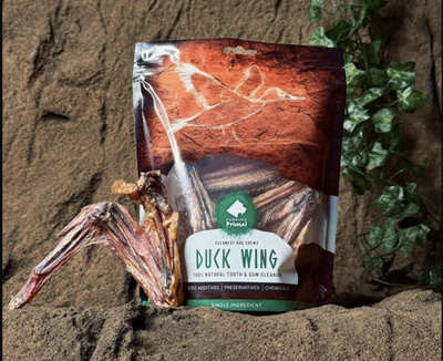 Furever Primal Dog Treat Duck Wing 3 Ct