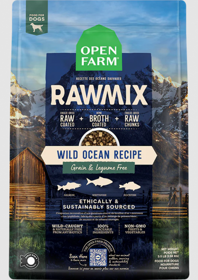 Open Farm Dog Dry GF RawMix Wild Ocean 20 lb.