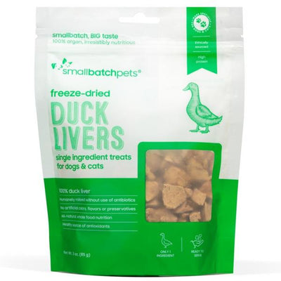 Small Batch FD Treat Duck Liver 3 oz