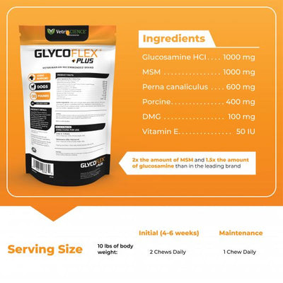 Vetri Science Dog Glycoflex Plus Small 60 ct.