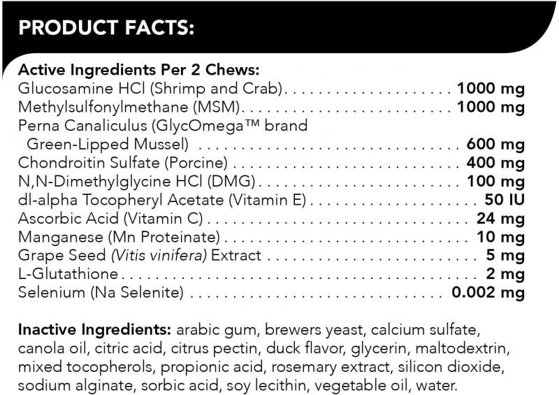 Vetri Science Dog Glycoflex Plus 60 ct.