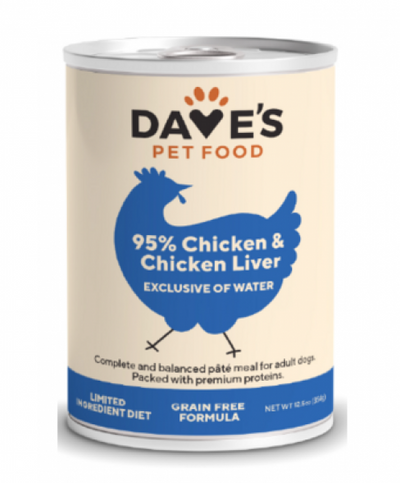 Dave's Dog 95% Chicken 13 oz.