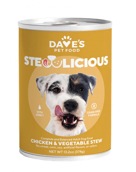 Dave's Stewlicious Chicken & Veg in Gravy 13 oz.
