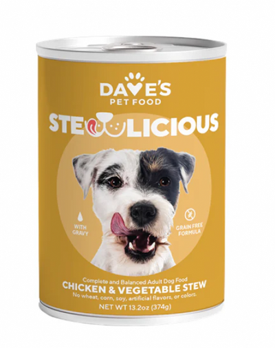 Dave's Stewlicious Chicken & Veg in Gravy 13 oz.