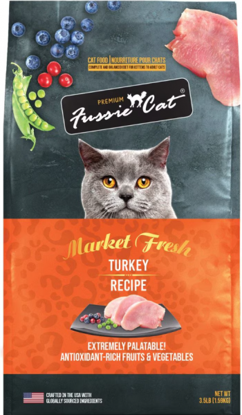 Fussie Cat Dry Turkey 3.5 lb.