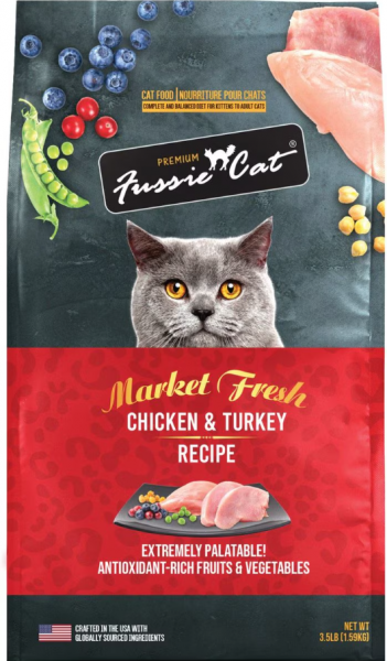 Fussie Cat Dry Chicken & Turkey 10 lb.