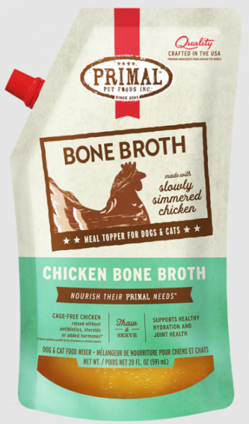 Primal* Frozen Bone Broth Chicken 20 oz