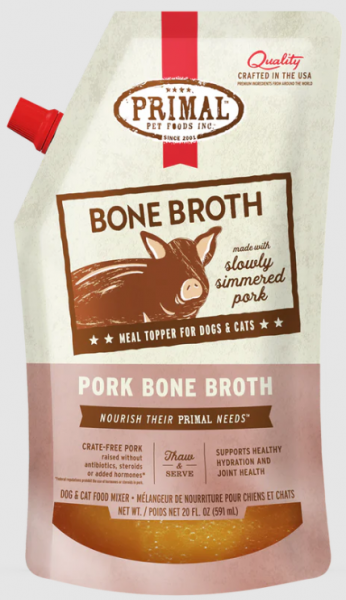 Primal* Frozen Bone Broth Pork 20 oz