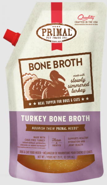 Primal* Frozen Bone Broth Turkey 20 oz