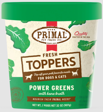 Primal* Frozen Fresh Toppers Power Greens 16 oz