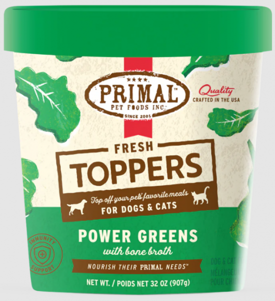 Primal* Frozen Fresh Toppers Power Greens 16 oz