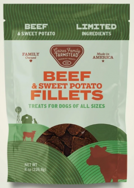 Gaines Family Sweet Potato & Beef Filet 8 oz.