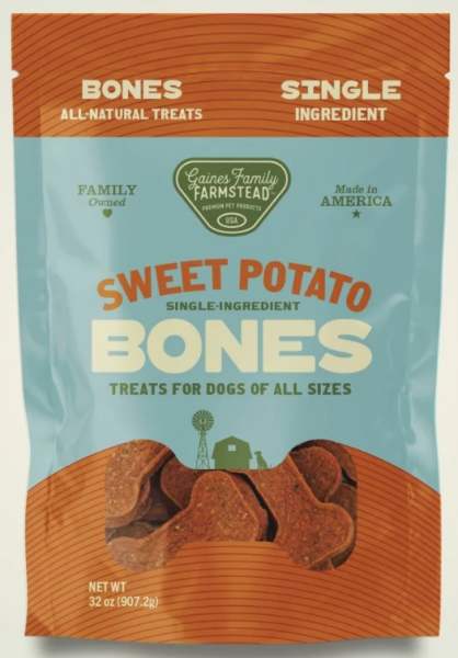 Gaines Family Sweet Potato Bones 8 oz.