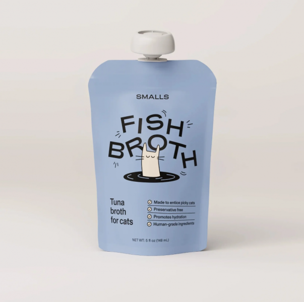 Smalls Cat Broth Fish 5 oz