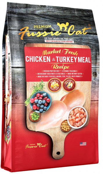 Fussie Cat Dry Chicken & Turkey 3.5 lb.