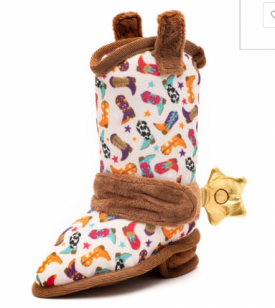 The Worthy Dog Wild Wild West Boot Toy