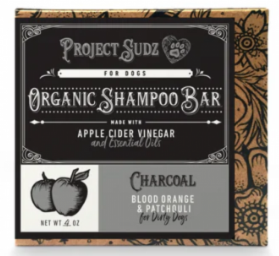 Project Sudz Shampoo Bar Charcoal Blood Orange & Patchouli