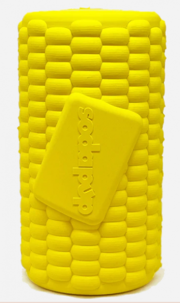 SodaPup Corn on the Cob Rubber Treat Dispenser Medium