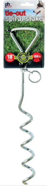 PPP Spiral Stake Heavy Duty 18"